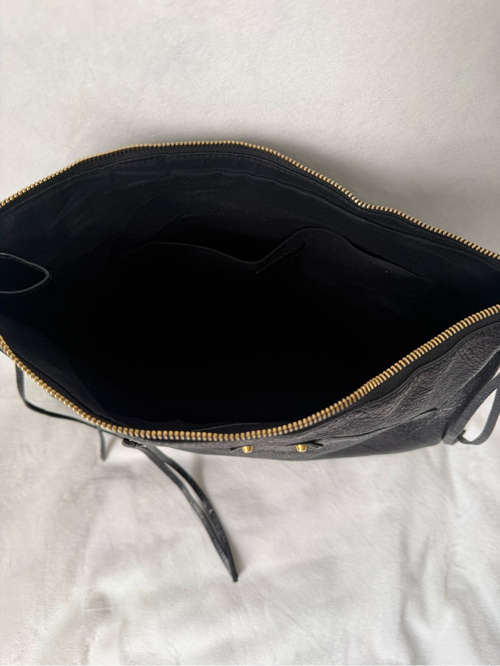 Balenciaga 2015 Lambskin Motocross Large Flat Clutch Bag - Picture 7 of 10